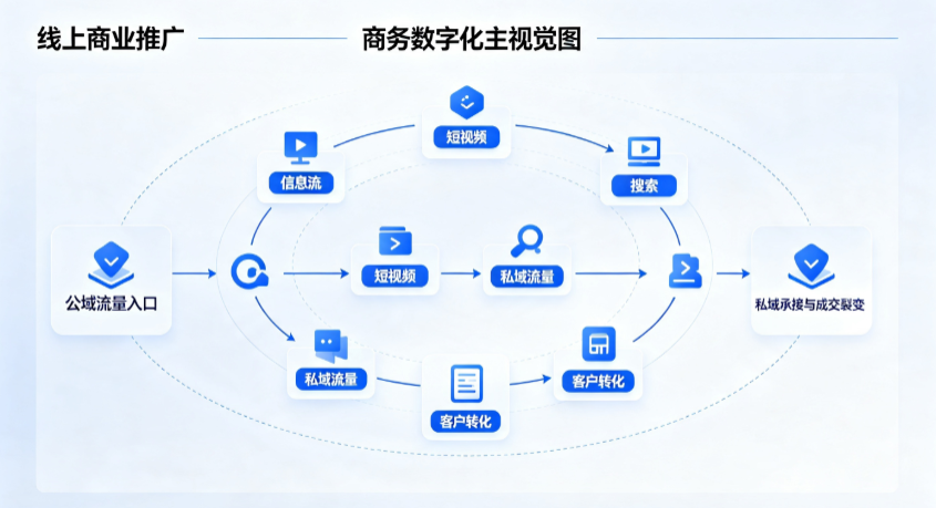 萨尔图区线上商业推广怎么做？全域流量闭环搭建与低成本转化实战指南